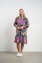 Women's Patterned Ruffle Dress 44-50 |   1063 - 4