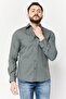 Men Regular Fit Allover Print Long Sleeves Casual Shirt, Olive