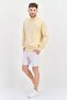 Men Crew Neck Long Sleeves Graphic Sweatshirt, Beige - 3