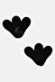 Men 6 Pairs Brand Logo No Show Cut Socks, Black
