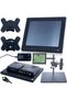 Set Microscop Profesionist Mercury Pro + Cameră Draco + Ecran 8" - 14