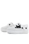 Tbons Special Design Genuine Leather White Elastic Children's Casual Shoes - 6