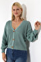 Women's Long Sleeve Buttoned Knitwear Cardigan - 4