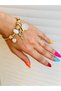 Sea Shell Angel and Heart Women's Handcuff Bracelet - 2