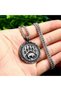Nordic Mythology Bear Claw Double-Faced Locket Tarnish-Free&Stainless 316L Steel Necklace - 3