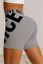 Ghassy Co. High Waist Women's Sports Shorts Stretchy Shaper Tummy Tuck Breathable Fitness Sh - 2