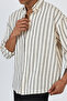 Stripe Detailed Shirt Ag-Y19843Lns - 4