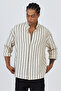Stripe Detailed Shirt Ag-Y19843Lns - 3