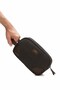 Men's Canvas Fabric Portfolio Clutch Cosmetic Daily Handbag and Mechanized Wallet - Brown - 4