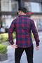 Men's Plaid 100% Cotton Slim Fit Shirt 2333 - 4