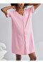 Maternity and Postpartum V-Neck Button-Front Lace Detail Nightgown - 4