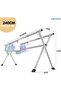 Heavy Duty Stainless Steel Clothes Dryer Rack, Adjustable & Folding Laundry Rack wi - 3
