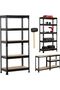 5 Tier Garage Shelving Heavy Duty Garage Shelves Adjustable Metal Shelving Unit Utility Rack
