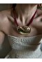Design Burgundy Rope Necklace - 3