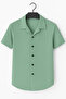 Men's Mint Green Button Short Sleeve Summer Shirt – Comfortable Fit – Stylish Design with Waffle Texture