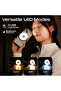 Promate Ultra-Slim LED Selfie Light with MagSafe Compatible, 3 Lighting Modes, Brightness Control, Built-in Mirror - 2