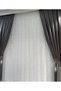 Beautifull Floral Patterned Tulle Curtain Living Room Tulle 1 / 3 Tight Pleat - Tulle,Blackout,Fon, - 2