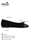 Genuine Suede Bow Ballerina Ballerina Dg6049 - 2