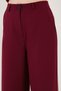 Wide Leg Mid-High Waist Wide Leg Fabric Pants Pants 6522974 - 5