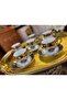 Esterhomedecor Set of 6 Czechoslovak Porcelain Fragonard Coffee Cups - 6