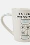 Ceramic Graphic Print Mug 380 ml, Assorted - 3