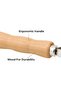 P 7505 Screen Rolling Tool – Spline Roller with Wood Handle and Steel Wheels - 6