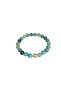 MULTI 18cm Emotional Healing and Inner Strength Fluorite, Aquamarine and Amazonite 8mm Stone Bracele - 8