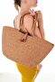 Women's Straw Bag Hand Braided Jute Straw Shoulder Beach Bag - 2