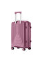 Unisex Hard Case Large Luggage Lightweight PP Trolley Luggage |3-Digit Combination KH1009-Purple - 2