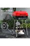 Portable Charcoal Grill with Wheels and Adjustable Vents on Lid for Picnic, BBQ Smoker with Bottom S - 7
