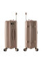 Unisex Hard Case Large Luggage Lightweight PP Trolley Luggage |3-Digit Combination KH1009-Khaki - 3