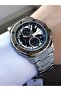 Function Men's Wristwatch – Blue Chronograph Dial, Calendar, Luminous Metal Band Sports Tasa