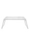 Folding serving table, size 54x35x27 cm, White - 3