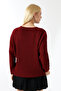 Women's Oversize V-Neck Knitwear Sweater - 8
