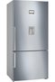 Series 6 Free-Standing Bottom Freezer Refrigerator 186 x 86 cm, No Frost, Brushed Steel Anti-f