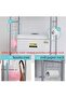 Metal Toilet Cabinet Shelving Kitchen Bathroom Space Saver Shelf Organizer Holder New, Generic, Whit - 3