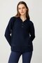 Women's Polo Neck Blouse K.Navy Blue