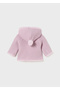 Winter Baby Girl Knitted Fur Cardigan Jacket Lilac - 3