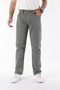 Men's Cotton High Waist Loose Green Baggy Jeans - 3