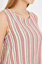 Women's Light Pink Patterned Sleeveless Skirt Ruffle Dress Arm-22K001142 - 3