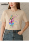Trendy Clothing Printed Charming Plus Size T-Shirt - 5