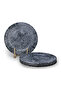 Ceramic Ginko 27Cm Round Dinner Plate, Multicolor (Set of 4)