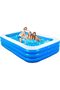® Inflatable Swimming Pool Kiddie Pool Large Size Blow Up Swimming Pool for Family Adults Kids - 7