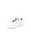 İnvol Women's White Lace-Up Memory Thick Sole Daily Walking Outdoor Sneaker Sports Shoes - 2