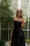 Narissa Strap Midi Black Dress - 3