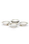 Ceramic Elana 17Cm Round Serving Bowl, White (Set of 6) - 2
