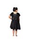 Dragonfly dress with sequins Black - 3