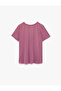 Short Sleeve Crew Neck Oversize Sports T-Shirt - 2