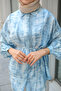 Women's Tie Dye Pattern Lilyum Shirt Blue - 7
