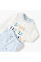 Printed T-shirt and Pyjama Set - 4